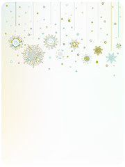 Image showing Christmas card template. EPS 8