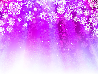 Image showing Christmas light purple background. EPS 8