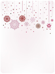 Image showing Christmas warm card template. EPS 8