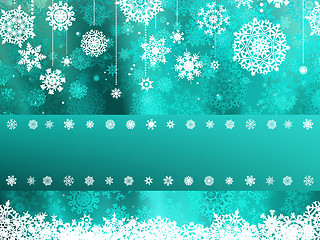 Image showing Christmas with snowflake