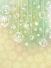 Image showing Elegant blue christmas background. EPS 8