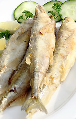 Image showing Fried smelt