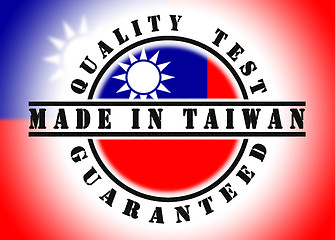 Image showing Quality test guaranteed stamp 