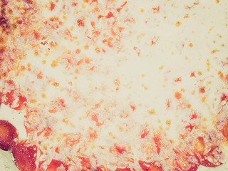 Image showing Retro look Pizza Margherita