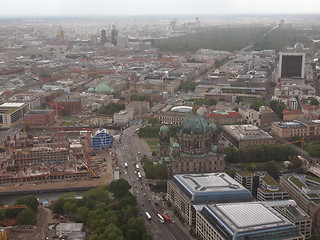 Image showing Berlin aerial view