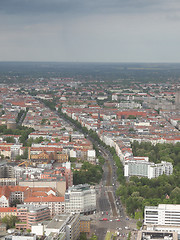 Image showing Berlin aerial view