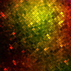Image showing Yellow glitters on a soft blurred. EPS 10