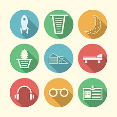 Image showing Vector icons for freelance and business