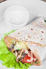 Image showing burrito