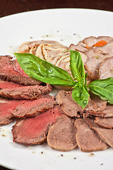Image showing Closeup meat cuts