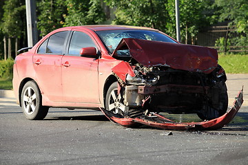 Image showing Head-on collision