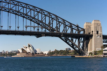 Image showing Sydney Opera House and Harbor Bridge
