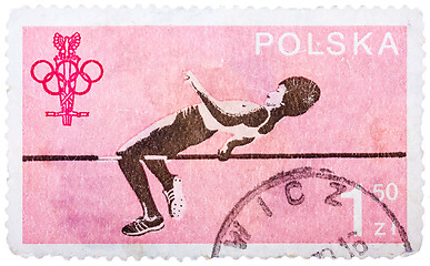 Image showing Stamp printed in Poland shows jumper