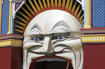 Image showing Clown face, Luna Park