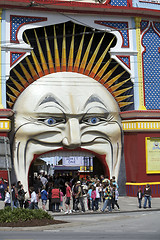 Image showing Luna Park in  Melbourne