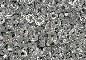 Image showing Chrome nuts.