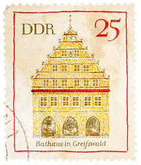 Image showing Stamp printed in German Democratic Republic (East Germany) shows
