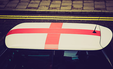 Image showing Retro look England flag