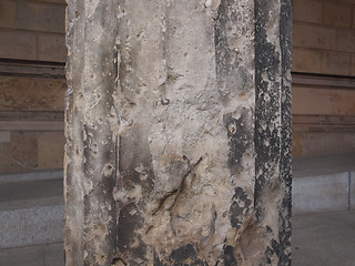 Image showing Bombed column in Berlin