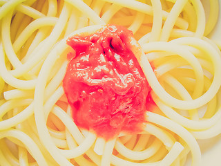 Image showing Retro look Spaghetti