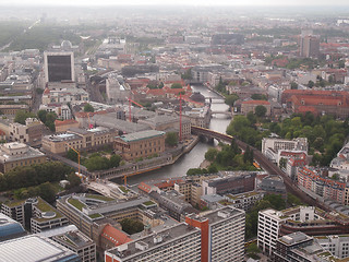 Image showing Berlin aerial view