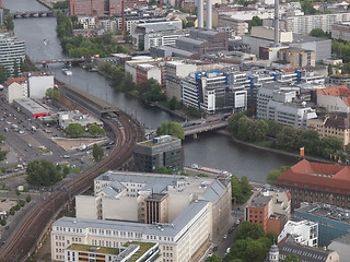 Image showing Berlin aerial view