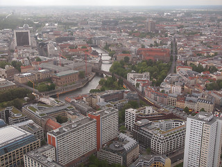 Image showing Berlin aerial view