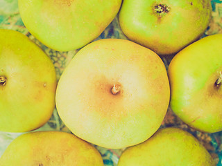 Image showing Retro look Apples