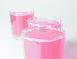 Image showing Pink grapefruit saft