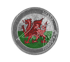 Image showing Euro coin, 2 euro