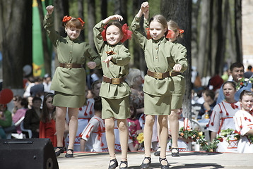 Image showing Military uniform kids