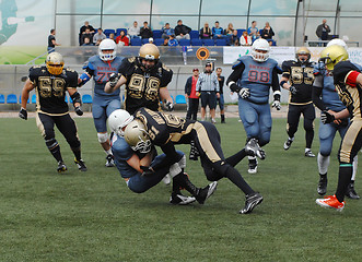 Image showing G. Omelianov (51) defense atack