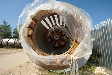 Image showing Industrial turbine