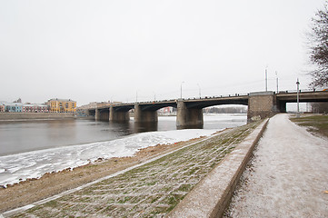 Image showing Bridge over Volga river