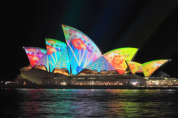 Image showing Video Computer game on the Sydney Opera House