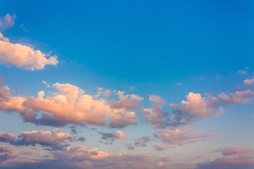 Image showing Blue Sunset Sky