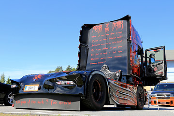 Image showing The Fear Of The Dark Heavy Truck Artwork