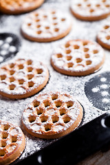 Image showing fresh homemade honey cookies