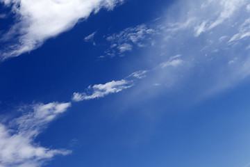 Image showing Blue sky with clouds