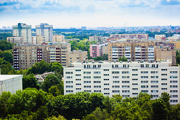 Image showing City Quarter With Green Parks