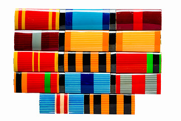 Image showing Collection of Russian (soviet) medals for participation in the S