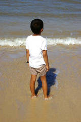 Image showing Enjoying the waves