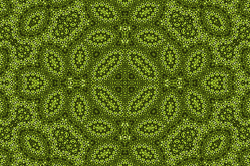 Image showing Green background with abstract pattern