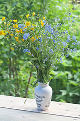 Image showing summer bunch of flowers