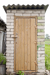 Image showing outdoors toilet