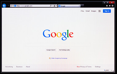 Image showing Homepage of Google.com