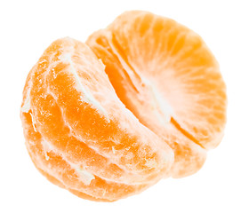 Image showing Peeled Tasty Sweet Tangerine Orange Mandarin Fruit