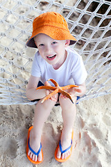 Image showing boy at vacation