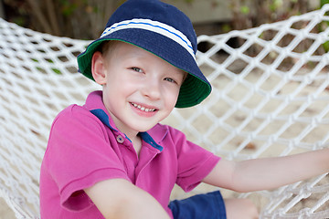 Image showing boy at vacation