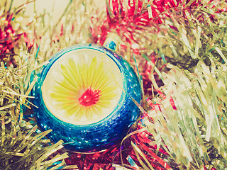 Image showing Retro look Baubles